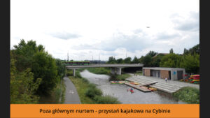 Poza głównym nurtem - przystań kajakowa na Cybinie