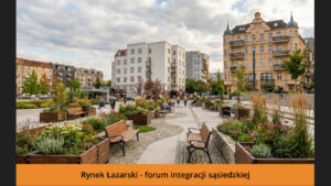 Rynek Łazarski - forum integracji sąsiedzkiej, międzypokoleniowa strefa aktywności